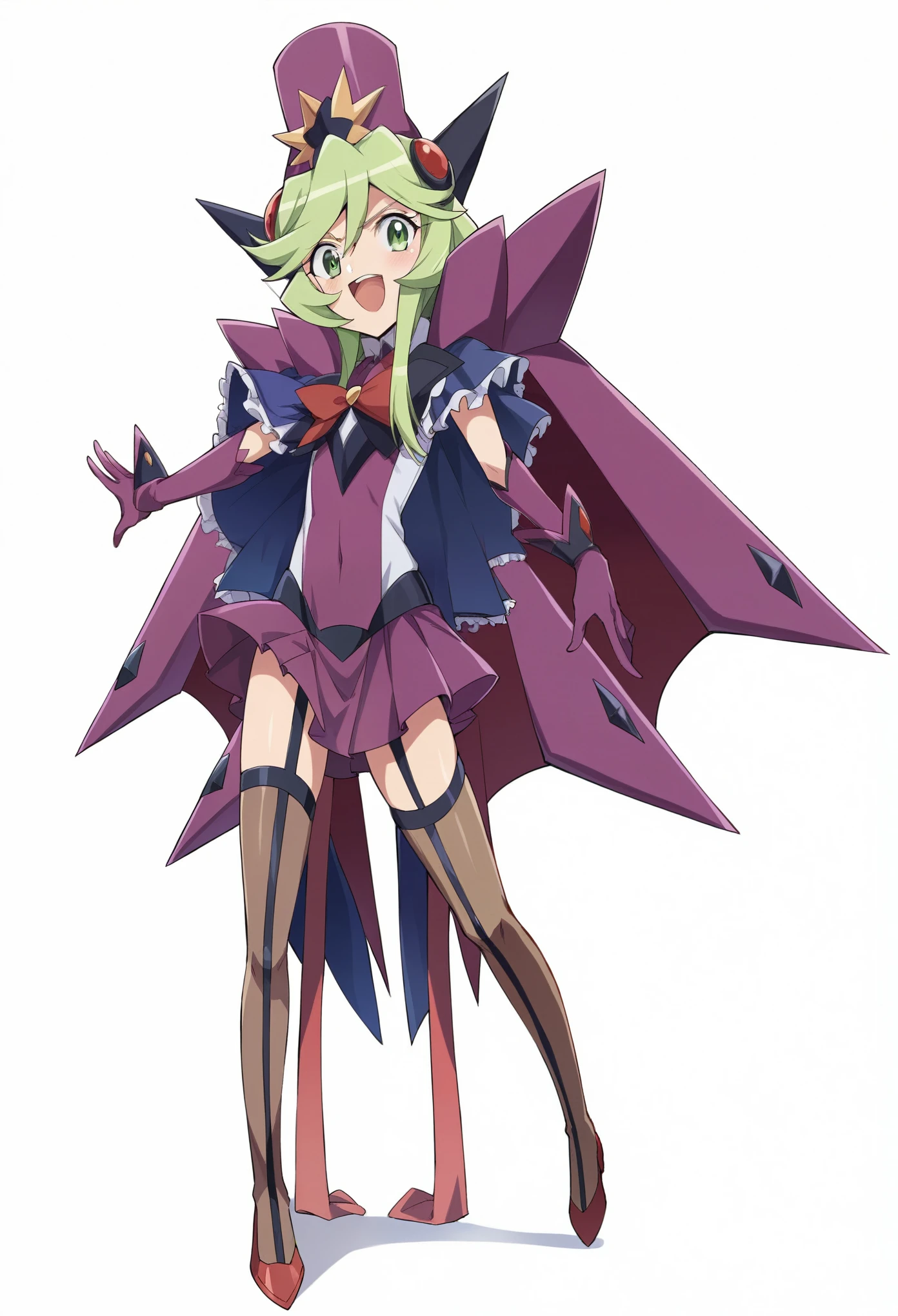 personagem de アニメ vestido com roupa roxa e preta com uma espada, offcial art do personagem, Symphogear, glamorous angewoman digimon, black magical girl, Tohou Character, offcial art, attractive matoi ryuko, offcial artwork, アニメ mangá robô!!  アニメ, akasuki voidstar,  アニメ named lucy, garota monstro de アニメ, estilo de arte アニメ moe