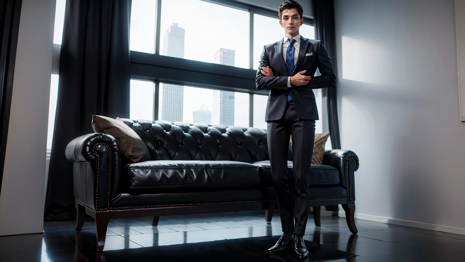 full body standing pose a young man, handsome, businessman, entrepreneur man, white background,