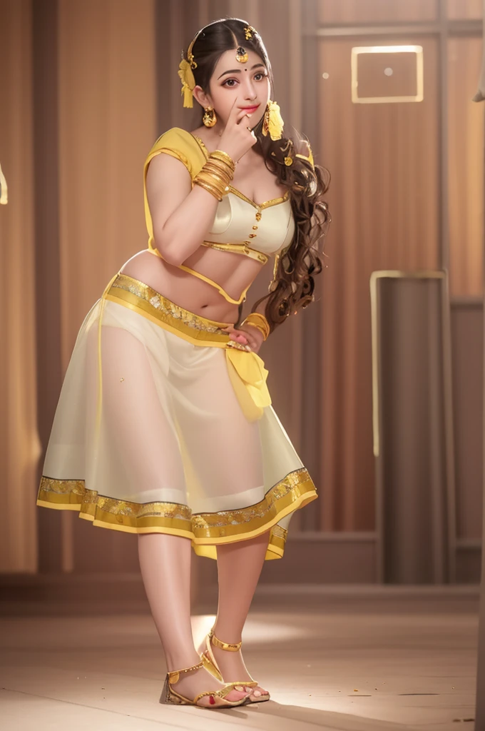 anusha hot nave nave nave nave nave nave nave nave nave nave nave nave nave nave nave nave nave nave nave nave nave nave nave nave nave nave nave nave, stylish pose, wearing yellow croptop, very seductive pose, beautiful pose