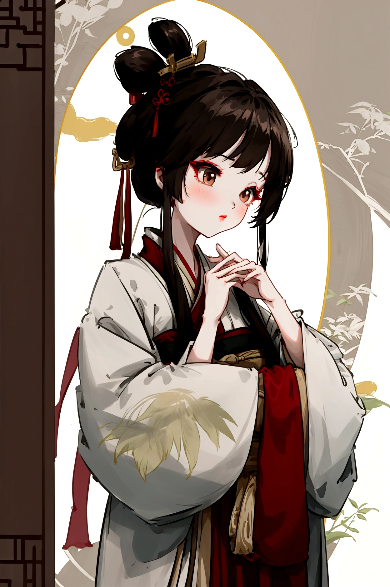 Chinese girl hanfu elegant beauty 