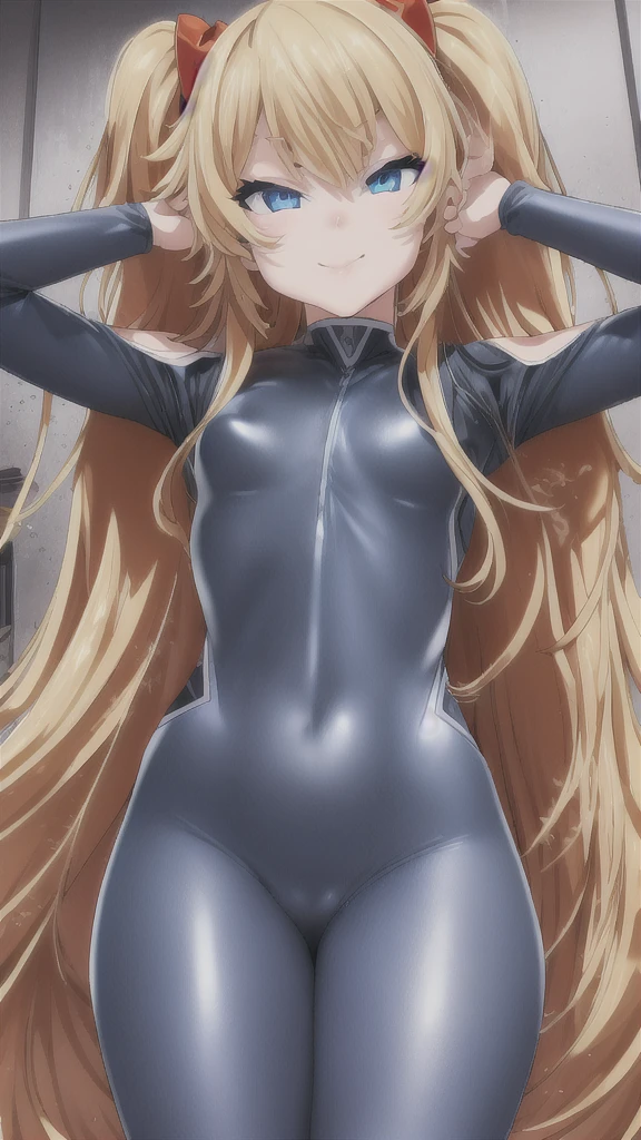 (((realism))), ((Realistic)), ((Detailed face)), (Fine grain), (Detailed Hair), Beautiful Eyes, Depth of written boundary, Brilliant, Unlucky, Complex Details, Complex, Cinematic, 4K, 8K, Cinematic Light, Backlight, Volumetric lighting, Ambient Occlusion, chromatic aberration,Rendering a Volcano, Ray Tracing, Very detailed, Post-processing, Post-processinging, Bokeh, Cinematic DOF, Depth of field, Focus Lens, Asanagi, Asuka Langley, One girl, alone, whole body, blue eyes, Small breasts, Twin tails, (Textured Blue Bodysuit:1.3), ((Thick thighs)), Watching, watching, viewers, White Background,