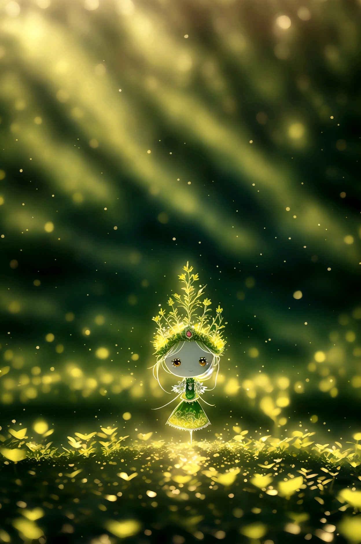 best quality, very good, 1.60,000, ridiculous, Very detailed, queen of the forest,The background is grassland ((A masterpiece full of fantasy elements))), ((best quality)), ((Intricate details)) (8K)