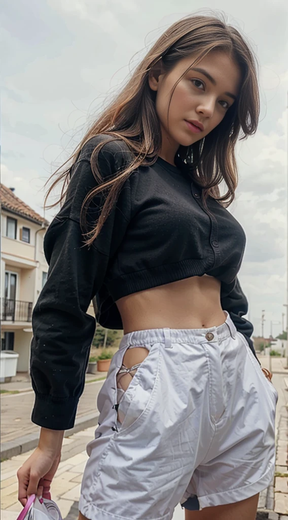fille, nu