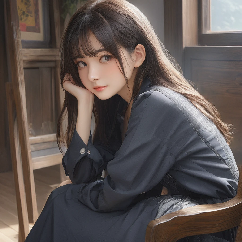 (masterpiece, Highest quality:1.2), One girl, alone
