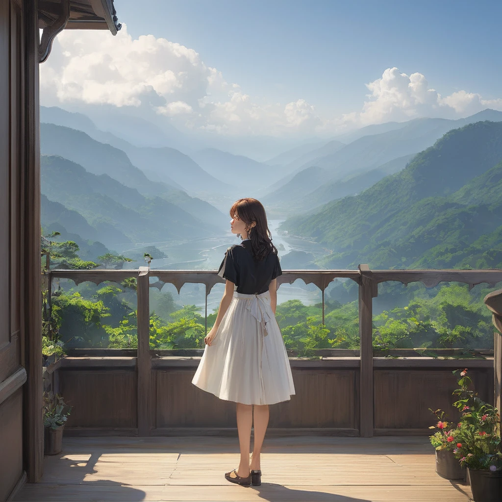 (masterpiece, Highest quality:1.2), One girl, alone