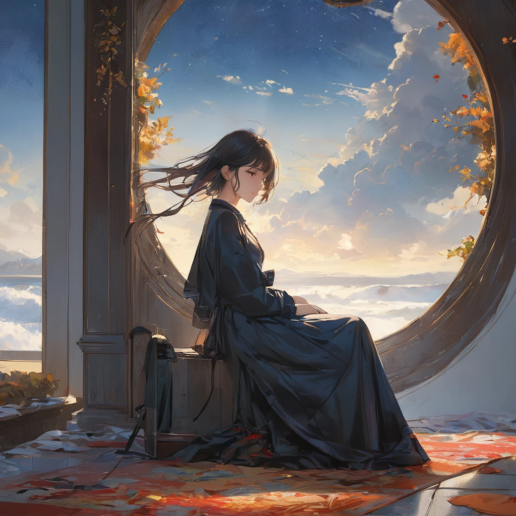 (masterpiece, Highest quality:1.2), One girl, alone