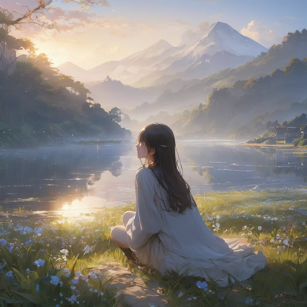 (masterpiece, Highest quality:1.2), One girl, alone