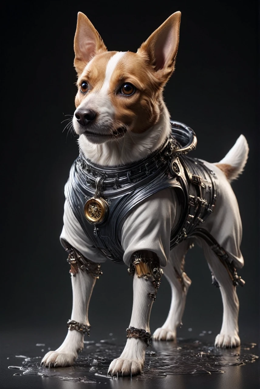 Concept Art, Golden Ratio, jack russel terrier, 抽象of, Standing in Stormwind, 它穿着奥迪设计of中世纪 Takchita, 这是鼓舞人心of, of, Doll Punk, Floral Pattern, Very detailed, Laer Chrome