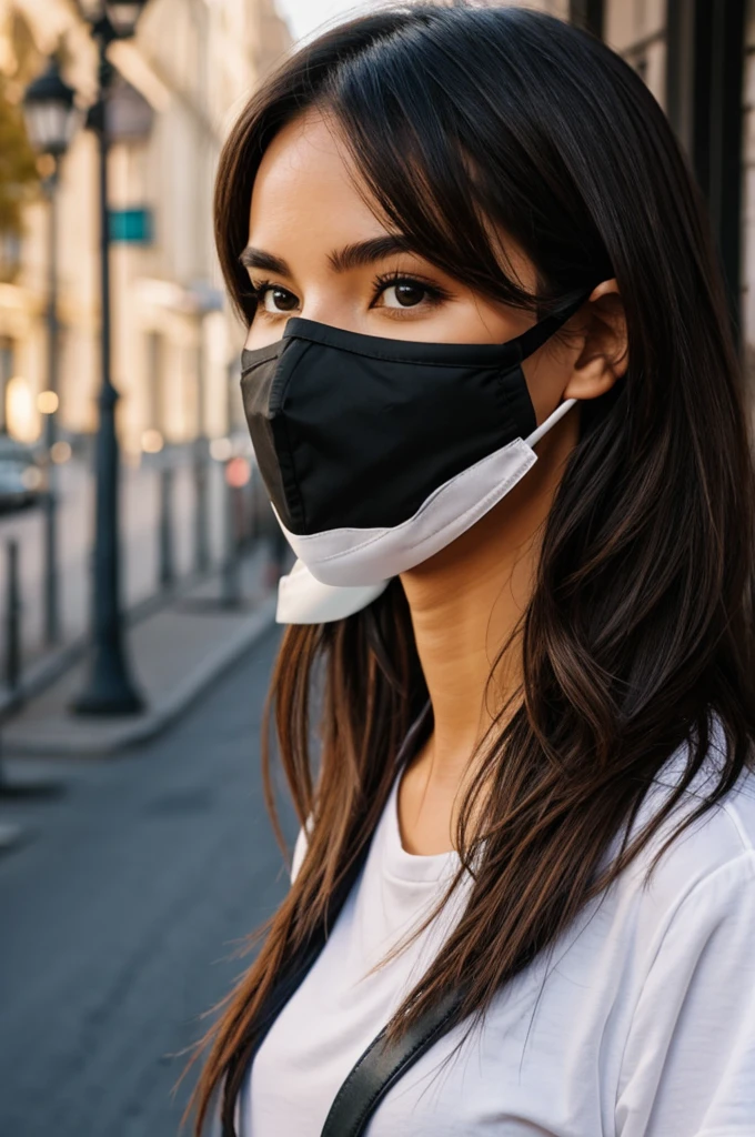 Girl with mask