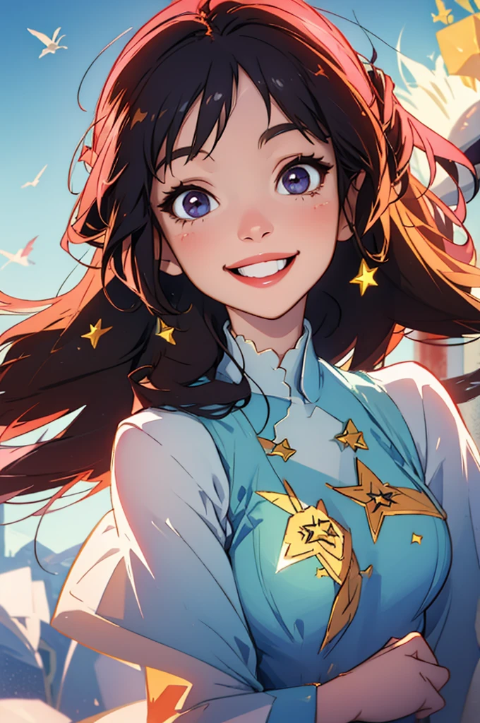 Highest quality,8k,High resolution、Mystical Eyes、Are fat、fat、Fair skin、Very sexy、goddess、Large Breasts、Blur the background、smile、laughing、Provocative face、alone、Shiny Hair、Super long hair、Loose and fluffy perm、I have a protruding belly、Plump、Fleshy、Indian、Pompadour、Has bangs、Bangs fall on the forehead、Sucking dick、Giving a blowjob、Sucking penis、Dark brown nipples、Plump areola、Long tongue
