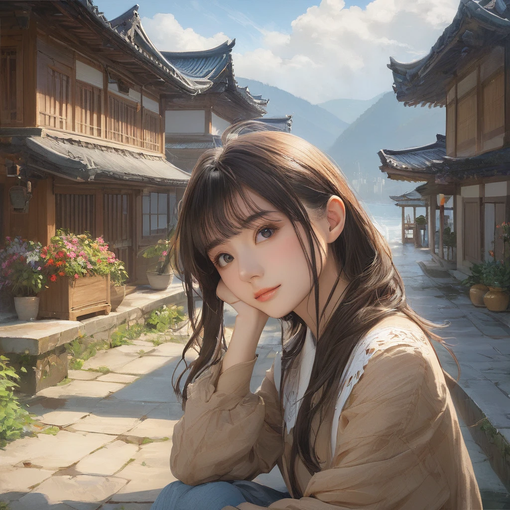 (masterpiece, Highest quality:1.2), One girl, alone