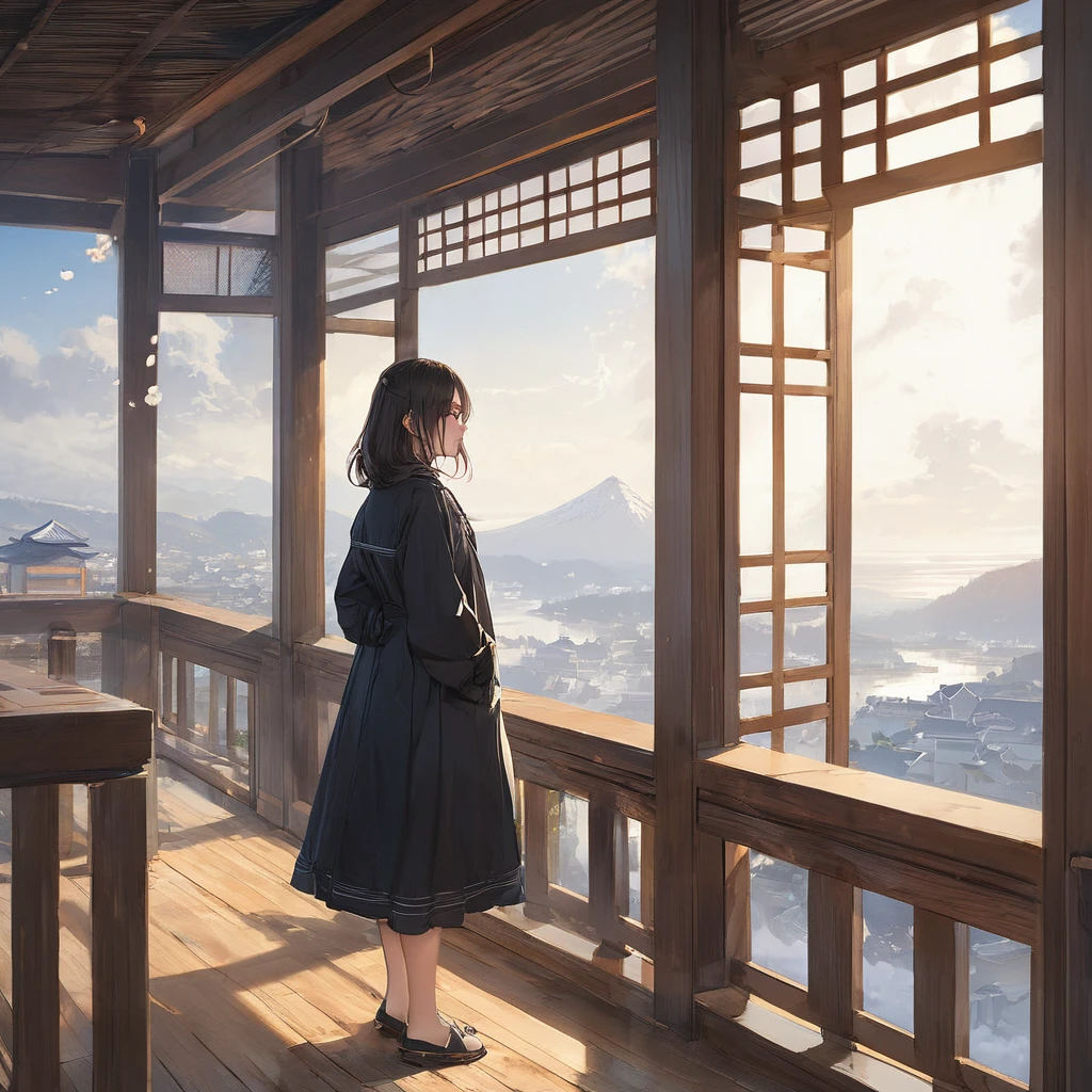 (masterpiece, Highest quality:1.2), One girl, alone