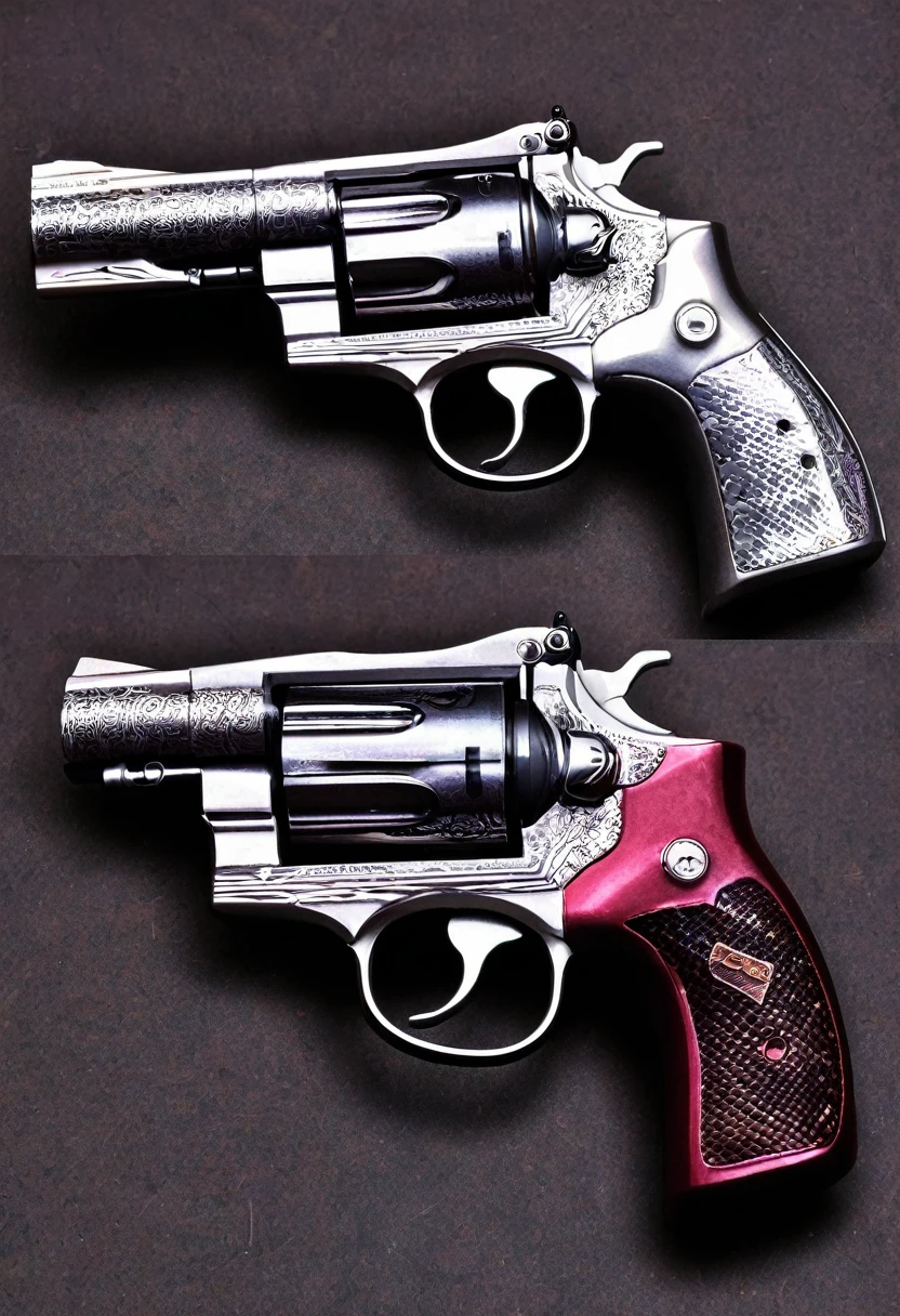 revolver,Real gun,Python,metallic