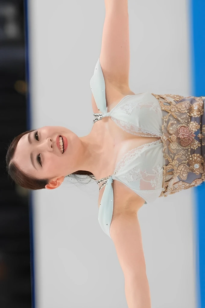 (Highest quality, 8K, 32k, masterpiece, Ultra-high resolution:1.2), Completely visible、Exposed Skin、Small Boobs、Pink nipples、White skin、