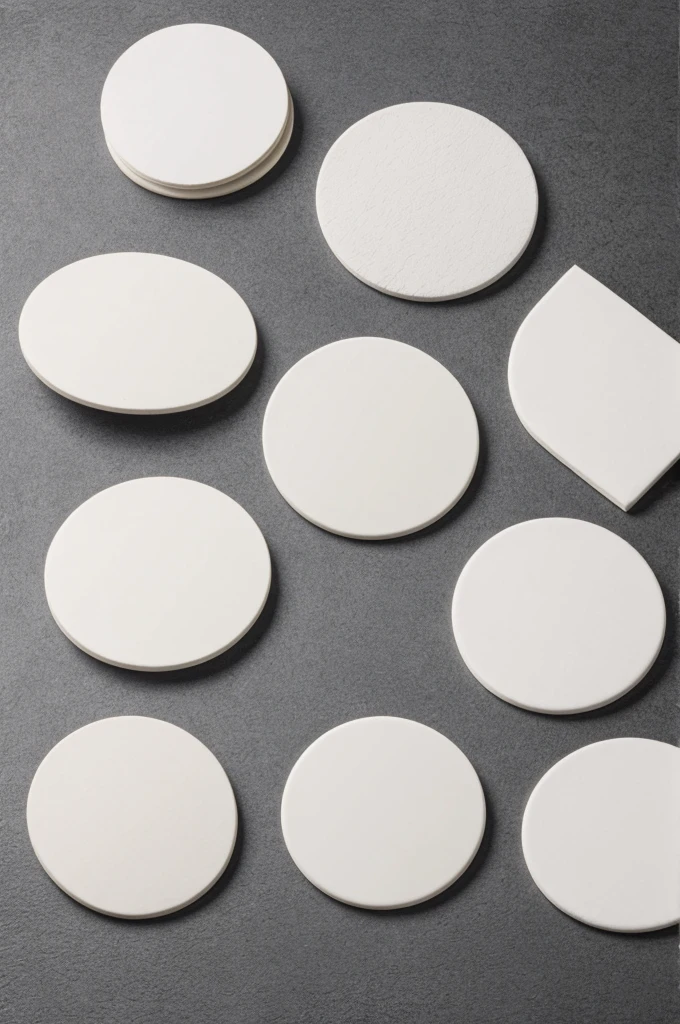 Different types of white braslates 