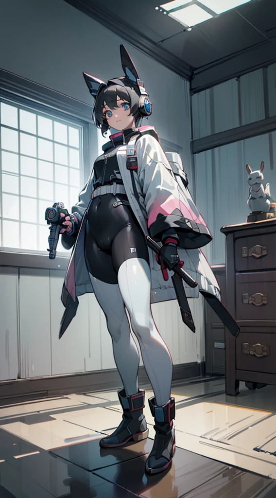 ((high quality)), ((masterpiece)), 8k, 2girls, cars, light rays, extremely detailed CG unity 8k wallpaper, cg game, looking at viewer, gloves, boots, full body, watch , computer, mask, drone, holding gun, headphones, jacket, bag, backpack, cameltoe, neon