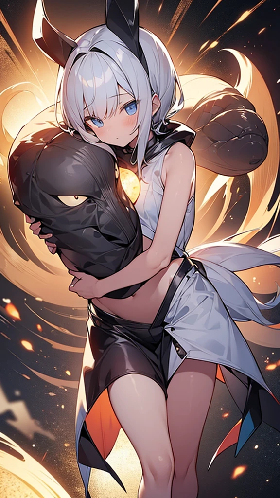 32k, Unidentified creature steals the skin of a girl's face and takes her place, NSFW