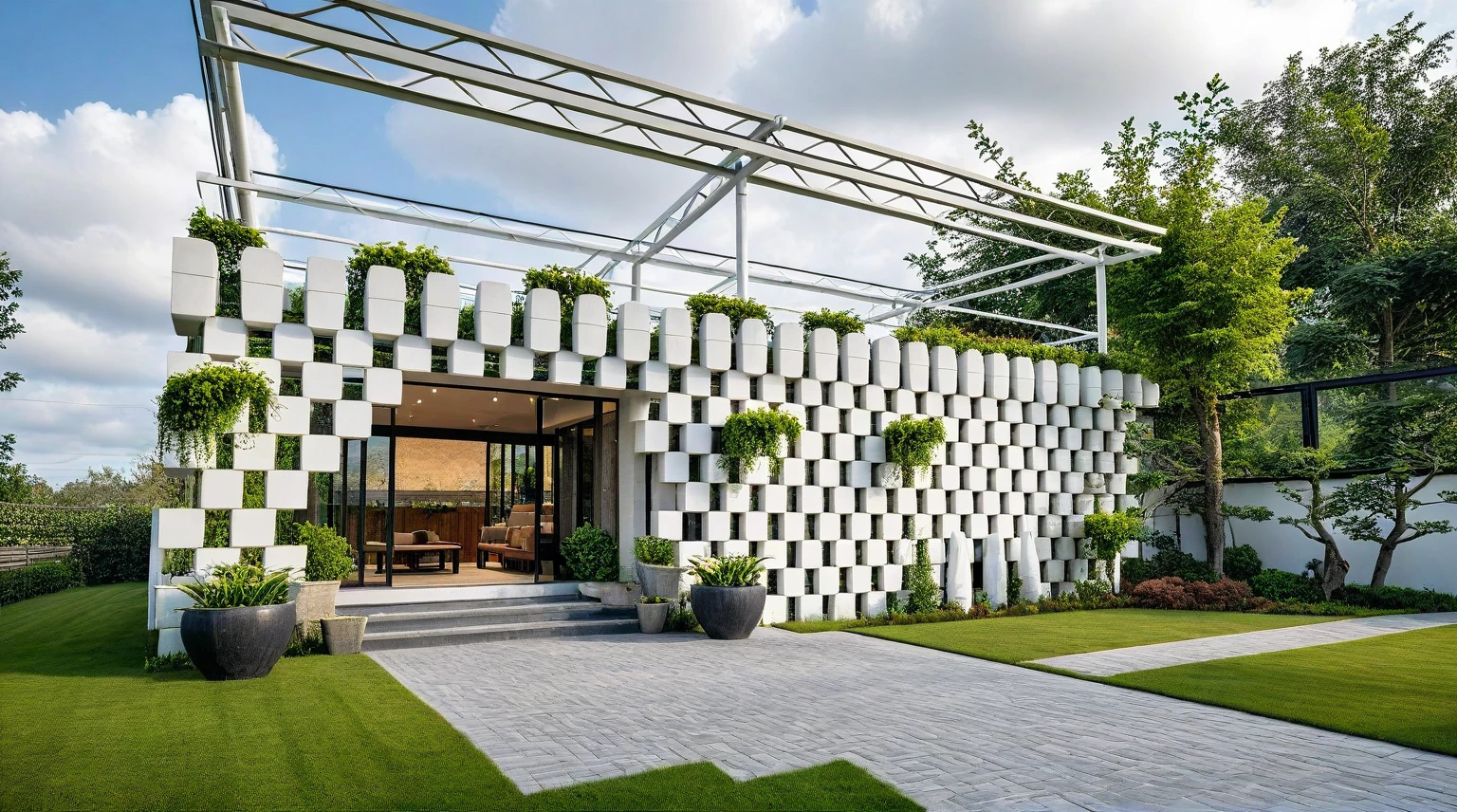 Raw photo,Masterpiece, high quality, best quality, authentic, super detail,
outdoors, onestoreyvillaXL, aiaigroup, house style modern on the street ,stairs, white wall
road,pavement, grass, trees, sky, cloud, (daylight:1.1)