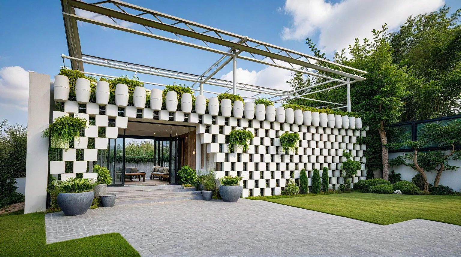 Raw photo,Masterpiece, high quality, best quality, authentic, super detail,
outdoors, onestoreyvillaXL, aiaigroup, house style modern on the street ,stairs, white wall
road,pavement, grass, trees, sky, cloud, (daylight:1.1)