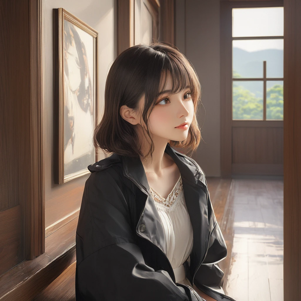 (masterpiece, Highest quality:1.2), One girl, alone