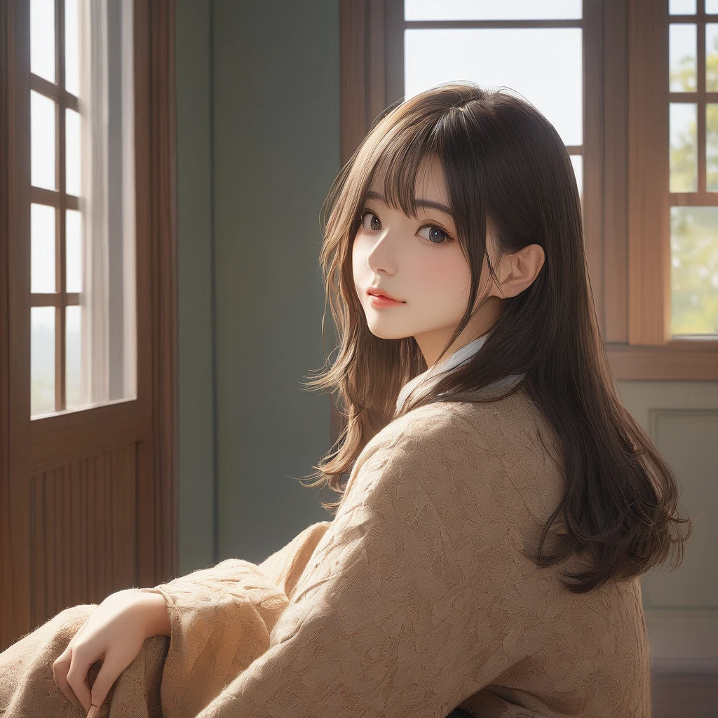 (masterpiece, Highest quality:1.2), One girl, alone