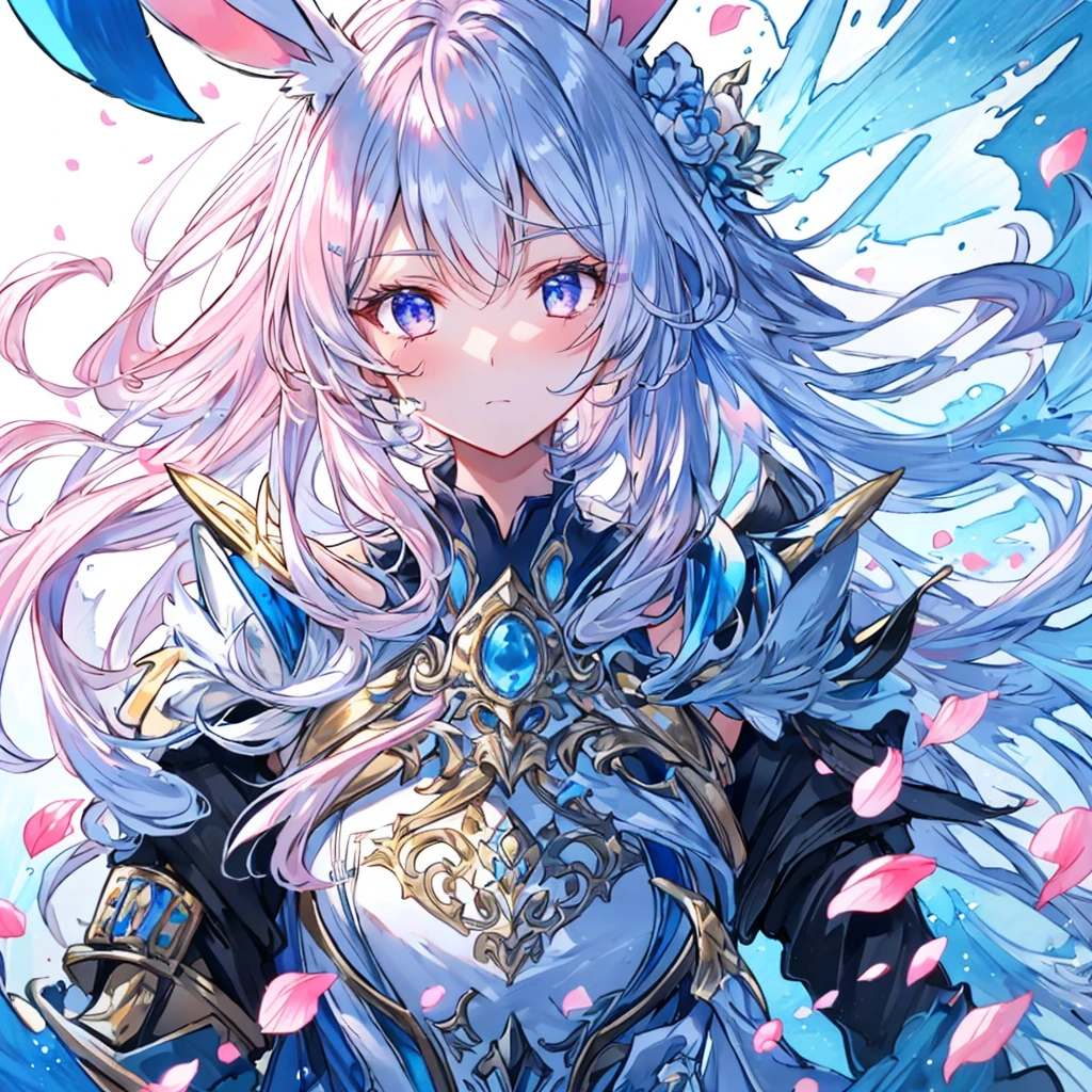 (Detailed illustrations,Extremely detailed and detailed drawing,Delicate lines with slow and fast movements,Realistic texture expression),[color tress main line],(Fantasy World Battlefield [Burning Castle]),(Girl Robot 13 years old (Pink Rabbit [metal face])) [Weapon Machine],(([petal] Metal Dress [Frills]) [Floral] [Clear pink translucent armor covering the body surface]) [ribbon]) [Glowing energy tubes at joints],[Use a sledgehammer as a weapon],[[Mobile Weapon Gigant Size][Science Fiction Machine]],(- Metallic luster of metal),(Intricate and beautiful decoration [Intricate details]),(Precisely drawn face)[Perfect eye detail(Beautifully detailed iris)[Jewel-like eyes]],[Long and beautiful eyelashes],[carefully drawn hair [About beautiful and shiny hair]],(Perfect hand detail [Beautiful fingers without breakdowns [Beautiful nails]]),(Perfect Anatomy(Perfect balance))[[Like the whole body]],[Ideal color coordination(Accurate simulation of light-matter interactions)],[Storytelling visual art].
