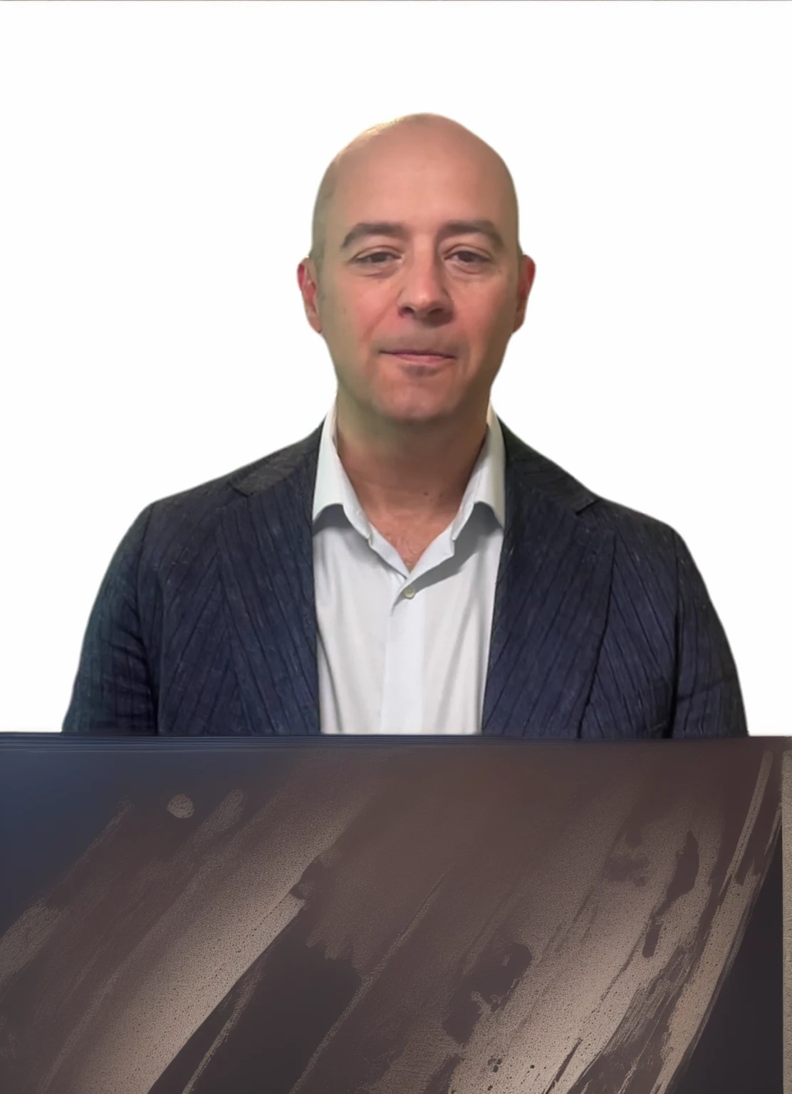 Smiling man in blue jacket and white shirt, portrait of Jeff Bezos, Alejandro Miral, Jeff Bezos, author:Gavin Hamilton (Gavin Hamilton), Marco Bucci, Paul Histon, Martin Sharp, matthew stewart, Ann McNevin, David Rios Ferreira, High-quality images, Medium head-to-shoulders shot, Alexander Bullet, author:Julian Allen, George Duciopoulos