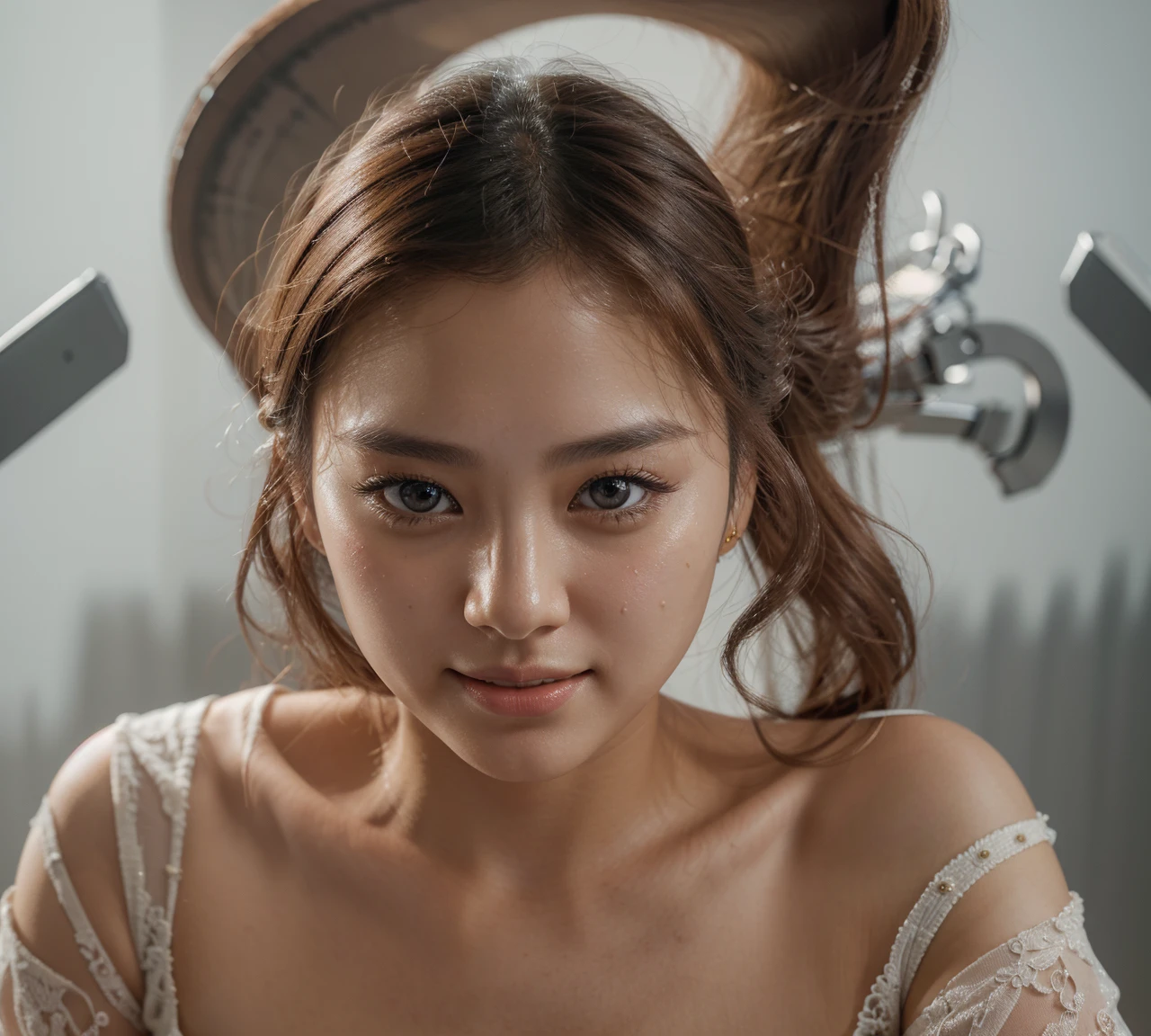 (ultra realist), (Illustration), (High resolution), (8K), (very detailed), (beste Illustration), (beautiful and detailed eyes), (best quality), (ultra detailed), (masterpiece), (backdrop), (detailed face), Facial pores,alone,a girl,, Feines Detail, detailed face, (Detail),(Realistic lighting: 1.1),À la Fed picture of a long-haired woman, smiling at a photo, An adorable Korean face, , Korean actress, , cute korean actress, Beautiful young Korean woman,