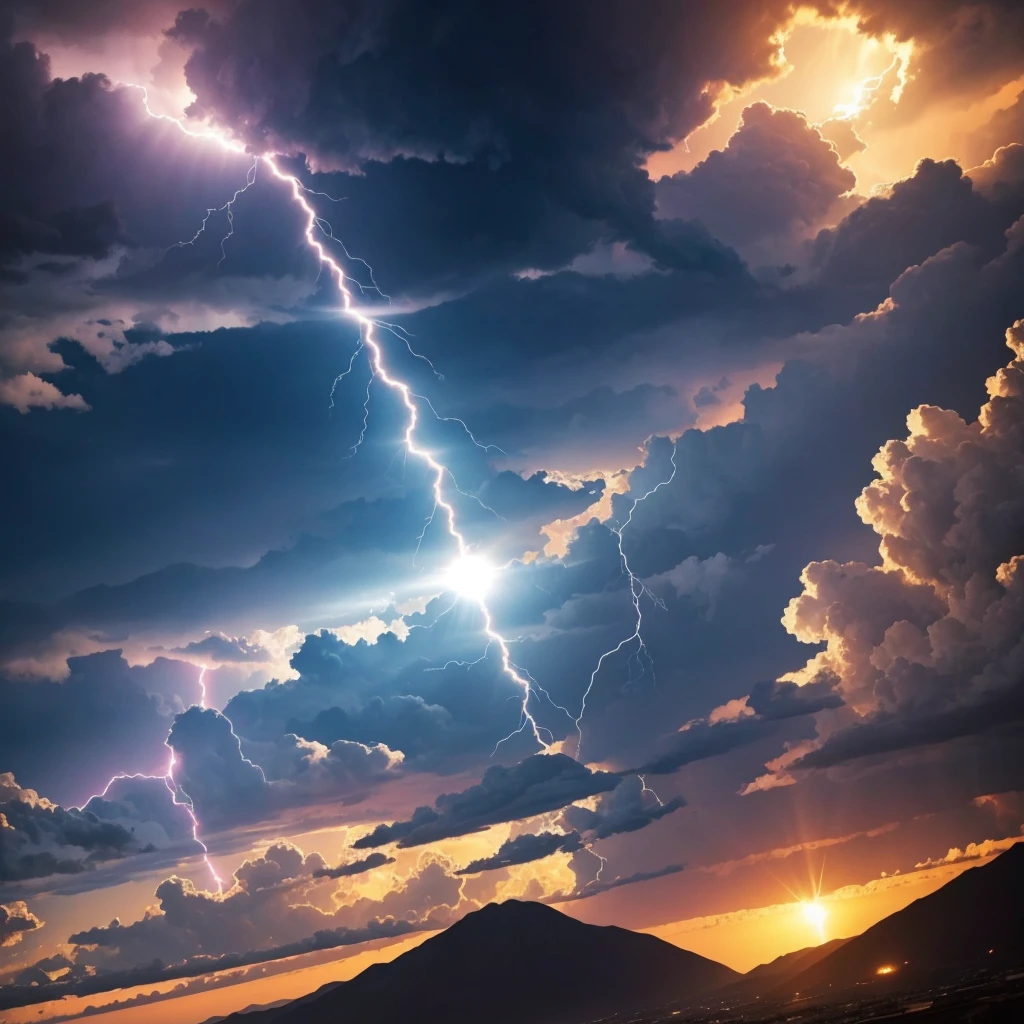 Creates a lightning bolt intertwined with the sun to symbolize high energy.I don't want people to be there