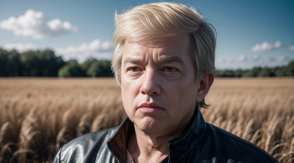 arafed man in a Super homen costume standing in a field, Super homen pose, stalin as Super homen, danny devito as Super homen, Retrato de super-herói, Super homen, tom hanks as Super homen, super foto realista, gabe newell as a Super homen, retrato vfx altamente detalhado de, donald trump as Super homen, bob ross as Super homen, feito em maya e photoshop, joe as Super homen