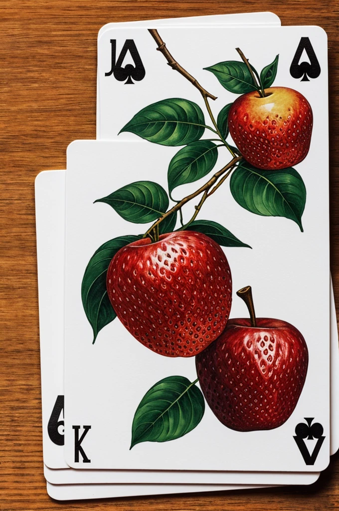 A fruit that looks like a deck of cards