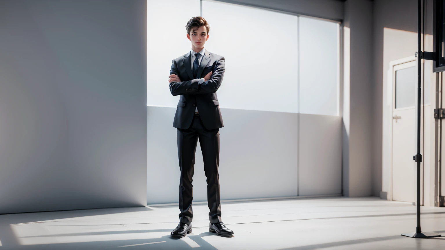 full body standing pose a young man, handsome, businessman suit, entrepreneur man, white background, simple white background,