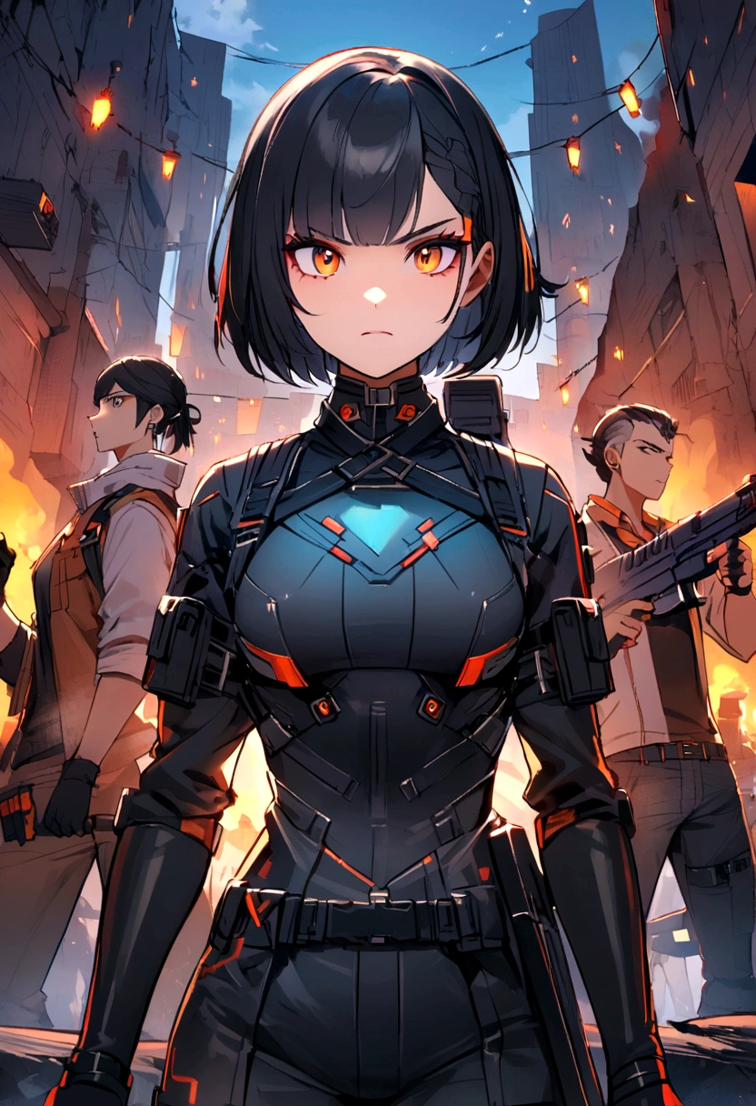Survival game squad fight for winning