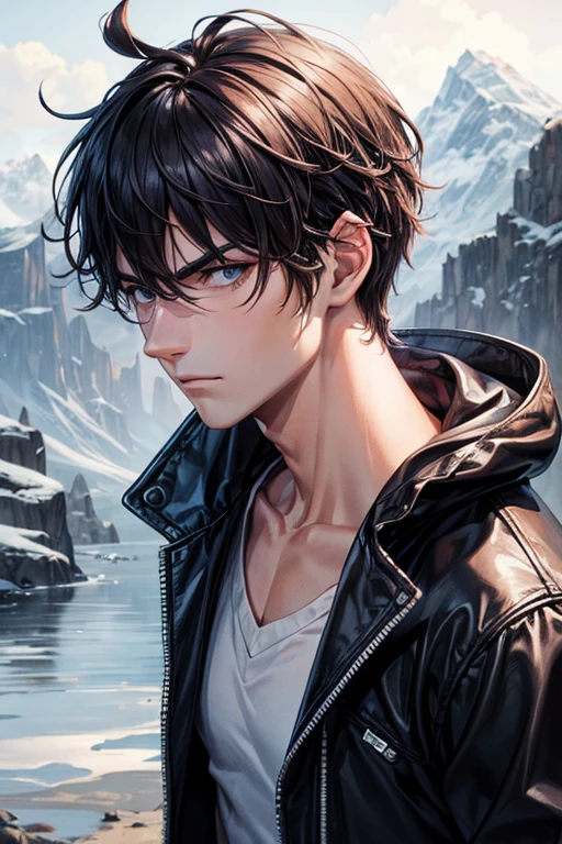 Portrait bad boy , Berge, regen, 