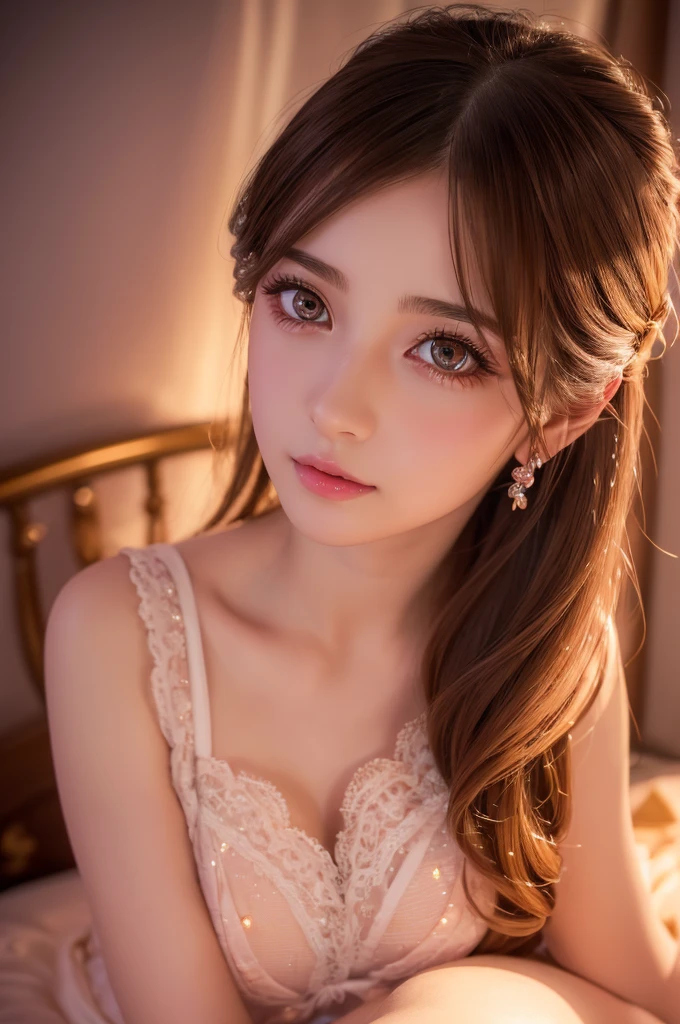(1girl, beautiful detailed eyes, beautiful detailed lips, extremely detailed eyes and face, long eyelashes, cute anime girl, magical girl, Precure cosplay, intimate love making, passionate sex, erotic, sensual, soft lighting, warm colors, romantic, masterpiece, highres, 8k, cinematic)