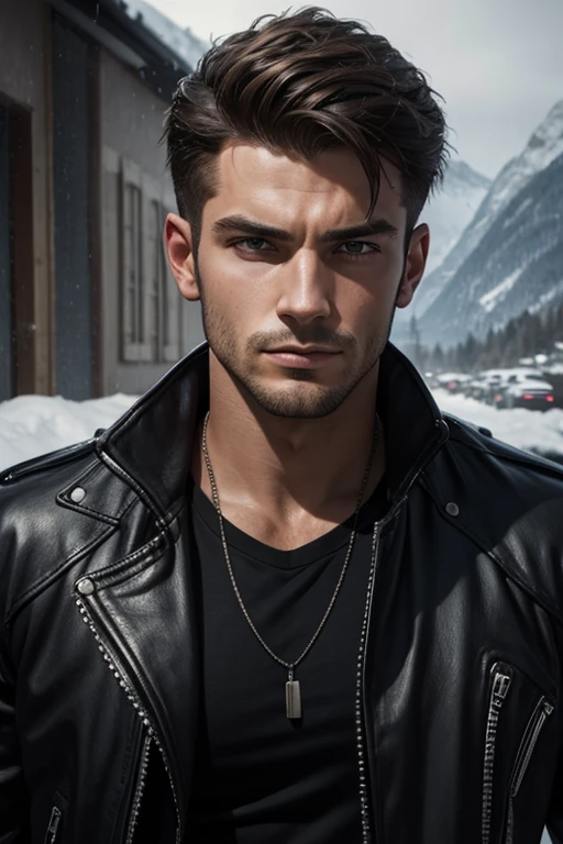 Portrait bad boy , Berge, regen, 