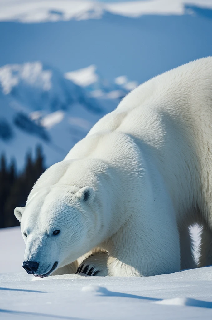 polar bear front