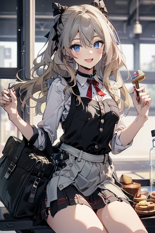 (perky chest:1.2), (pointed chest:1.2),(((Black Tunic:1.3))),(((cakes and bread in the basket),Cute and beautiful girl,Cute round face,Cute smile,with blush cheeks,Red Lip,a girl 22 years old, nsfw:1.2, beautiful body:1.3), shinny skin, BREAK, ((alice in the wonderland:1.3, cute, kawaii, lovely, funny, a girl falling down from sky:1.3, girl flying in sky:1.2, girl floating in air:1.3, rolling upskirt by wind:1.5, (with sparkling eyes and a contagious smile),open mouth, Looking at Viewer, surprised, putting hands on crotch over the skirts:1.35)), BREAK, ((floating things as follows:1.3, PlayingCards, Trump, tea cup, tea pot, tea spoons, pocket watch:1.3, lip sticks, candies:1.2, cookies, jam bottles, classical door_keys)), ((long purply_Blue dress :1.5, wearing long flaired skirt:1.3, the skirt is blowing:1.3, cute White Apron, black stockingedium long platinum-blonde hair:1.2, twin tail hair:1.6, tied hair with a cute ribbon), (Blue eyes, bright pupils with highlights, detailed eyes), (lying down on your back:0.7, spreading legs with rising up straight:0.7), sexy posture, fantastic colorful art, (fantasy art:1.2, wondered images), ((correct anatomy:1.5, perfect anatomy:1.3, correct hand, )),