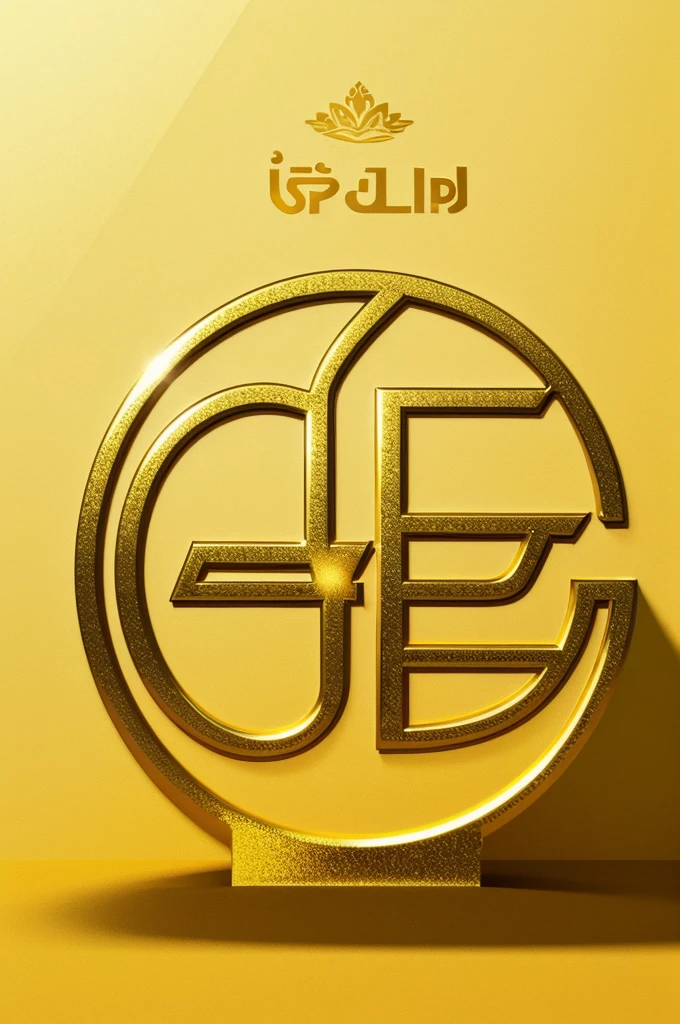 Create a flat vector, illustrative-style wordmark logo design for a cleaning products company named 'SP Gold India Private Limited'. Incorporate golden hues and a sparkling effect in the letters 'SP' to symbolize the brand's high-quality and effective cleaning products against a white background. Do not show any photo detail shading.