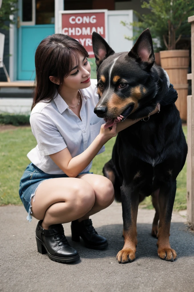 a Dog、Beautuful Women、catss、froggy
