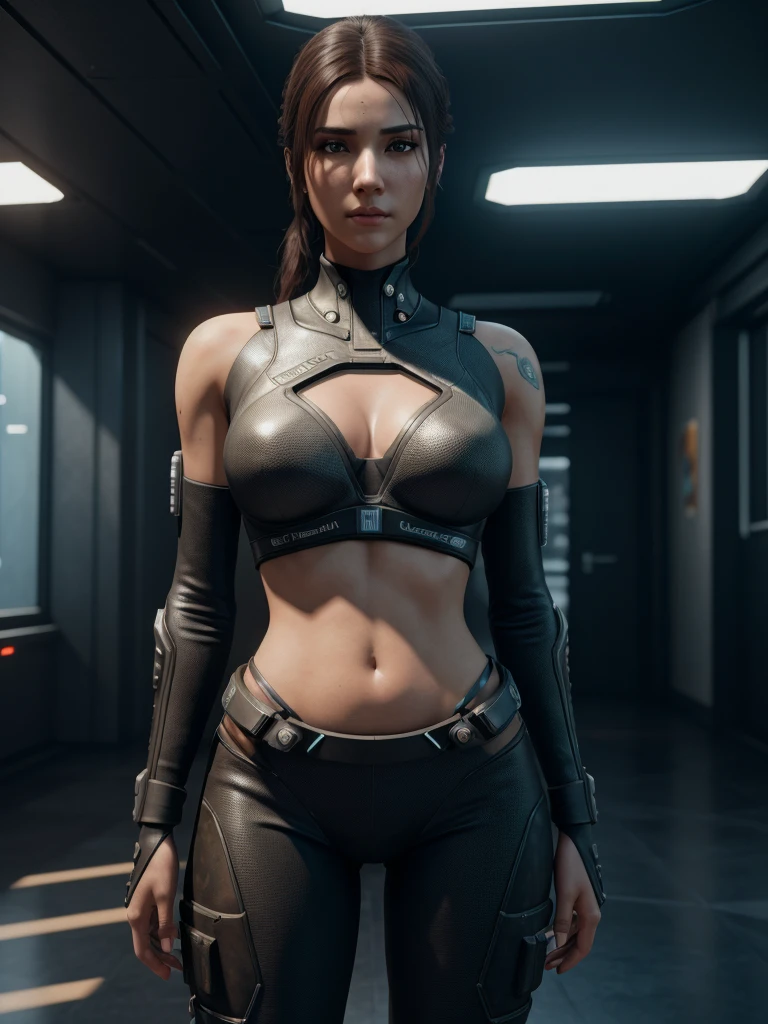 ((Best quality)), ((masterpiece)), (detailed:1.4), 3D, an image of a beautiful cyberpunk female,HDR (High Dynamic Range),Ray Tracing,NVIDIA RTX,Super-Resolution,Unreal 5,Subsurface scattering,PBR Texturing,Post-processing,Anisotropic Filtering,Depth-of-field,Maximum clarity and sharpness,Multi-layered textures,Albedo and Specular maps,Surface shading,Accurate simulation of light-material interaction,Perfect proportions,Octane Render,Two-tone lighting,Wide aperture,Low ISO,White balance,Rule of thirds,8K RAW,