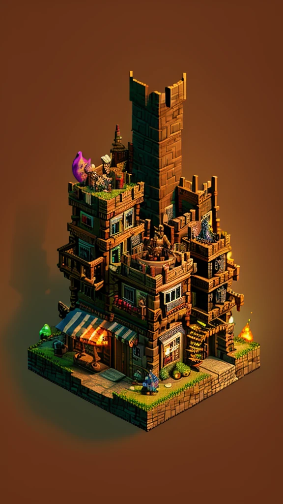 Wide pixel game,(Pixel art:1.4),Q version《Dungeons&Dragons》,pay,wood,purely,procedure,wasteland,(Hungry Fat Dragon:1.4),((Highest quality)),Ultra-fine,8K,Detailed,Acura