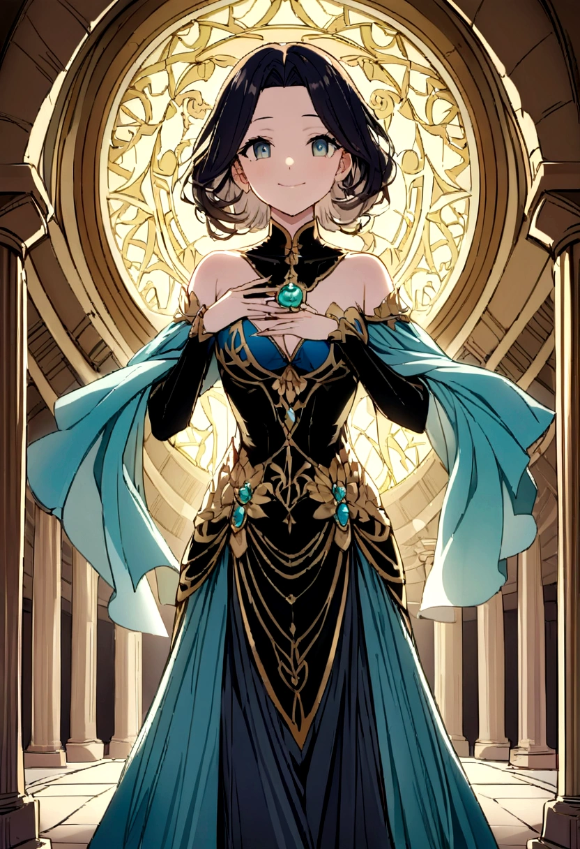 Below is a more detailed description of "A Beautiful Woman Standing in an Ancient Hall" for you,You can refer to:
A beautiful woman with a graceful figure stands in an ancient hall full of vicissitudes of time.。She has long black hair that flows like a waterfall.,It falls naturally on her slender waist.。On the exquisite face,A pair of big almond-shaped eyes are bright and deep,There is a mysterious look in his eyes。Under the bridge of the tall nose,Cherry small mouth slightly raised,Show a charming smile。
She was wearing a gorgeous silk dress.,Skirts fluttering,It is embroidered with exquisite gold thread patterns。The color of the skirt is deep sapphire blue,Contrasting with the dim light in the hall。
This ancient hall is tall and spacious,The dome is painted with faded religious murals,The past glory can still be seen。The ground is paved with large bluestones,After years of polishing,Looks smooth and simple。The hall is surrounded by thick stone pillars.,The columns are intricately carved with reliefs,Telling a long story。
A few faint rays of light came in from the high windows,Sprinkle on women,Forming a hazy light and shadow,As if to isolate her from the ancient environment around her,Makes her more extraordinary。