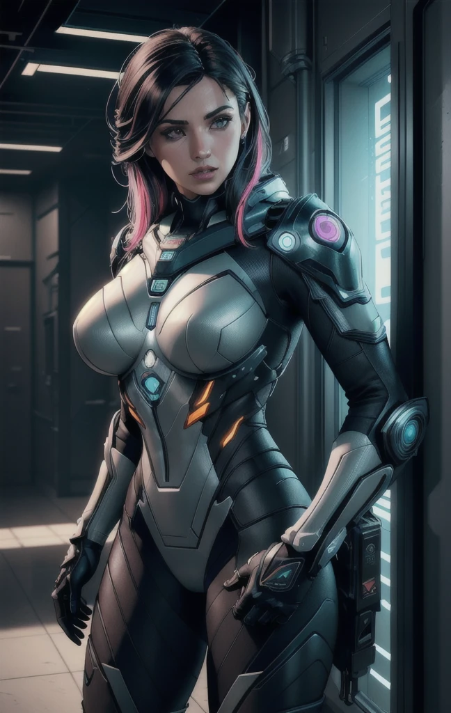 (comic style), (colored line art:1.5), ((Best quality)), ((masterpiece)), (detailed:1.4), 3D, an image of a beautiful cyberpunk female,HDR (High Dynamic Range),Ray Tracing,NVIDIA RTX,Super-Resolution,Unreal 5,Subsurface scattering,PBR Texturing,Post-processing,Anisotropic Filtering,Depth-of-field,Maximum clarity and sharpness,Multi-layered textures,Albedo and Specular maps,Surface shading,Accurate simulation of light-material interaction,Perfect proportions,Octane Render,Two-tone lighting,Wide aperture,Low ISO,White balance,Rule of thirds,8K RAW, (realistic:1.3), (mature adult:1.5), ネオン