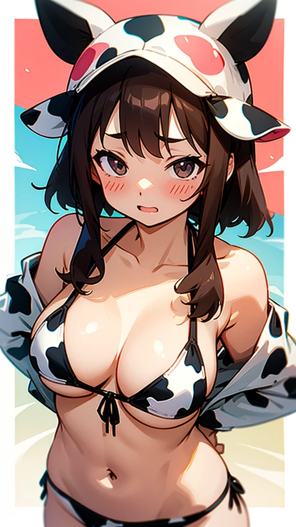 Nuko ears　Cow print bikini
