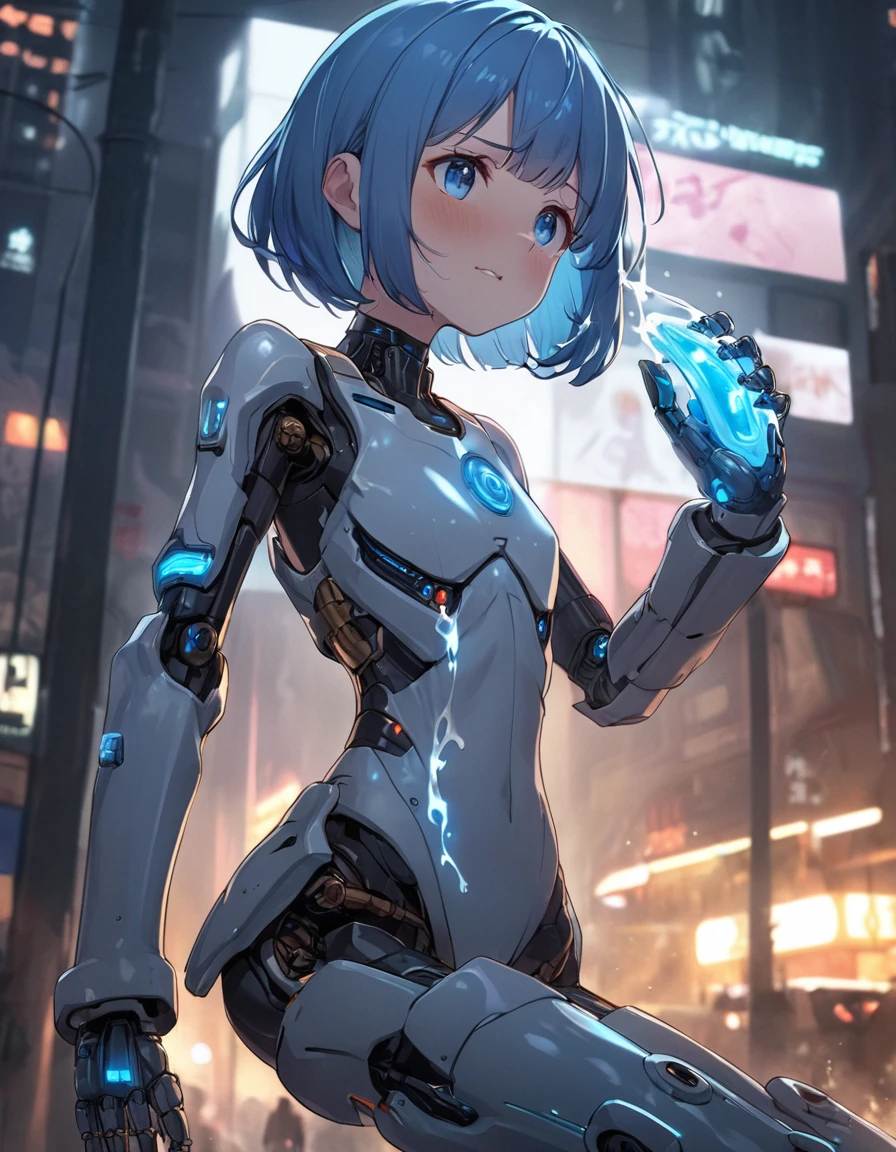 BREAK Perfect Anatomy、(High resolution:1.2)、Incredible illustrations、(Cute illustrations:1.2)、(nsfw)(cinematic angle,wideshot) (Beautiful background())
1girl(cyborg(a girl,slender 1.5meters, 40kg,blue hair,short bob,blue eyes,prosthetic hand,prosthetic leg)
(16-year-old,flat chest))(afterglow,drunken eyes:1.5)
(Combat uniform,robot suit, underwear)) ((undressing,open clothes,oversized clothes,)
( Sex preparation:1.2,rape:3.4(tentacles:4.3((cum on body, cum on breasts, cum on clothes, cum on hair, excessive cum,pojecile cum,):1.5))) Female soldier captured and raped by tentacles