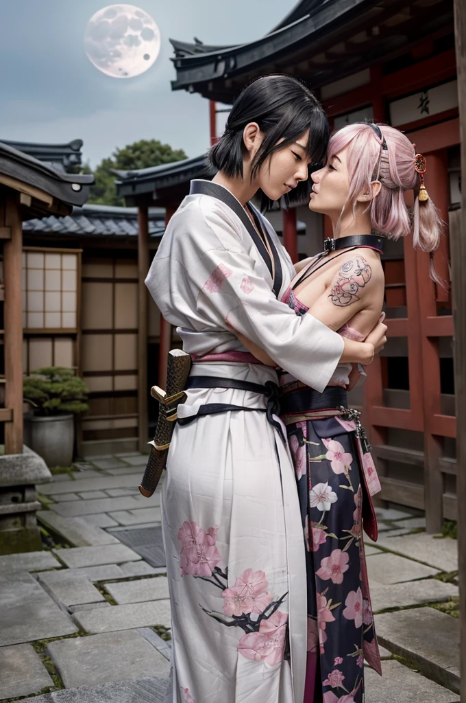 AIBeauty、リアルBeauty、yukata、Pantyhose、festival、Fireworks display、Pussy line、Bite、Spread your legs、Pink Hair