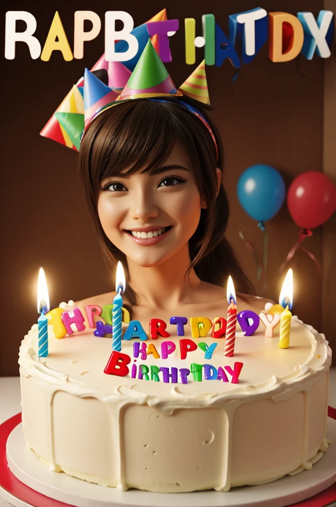 3D happy birthday to you