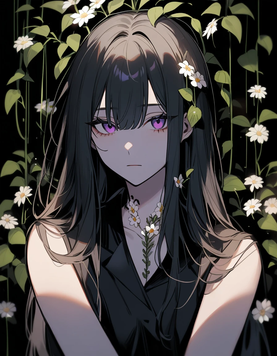 -yeld gi Dark look, Flowers growing on my neck, There are flowers growing on my feet