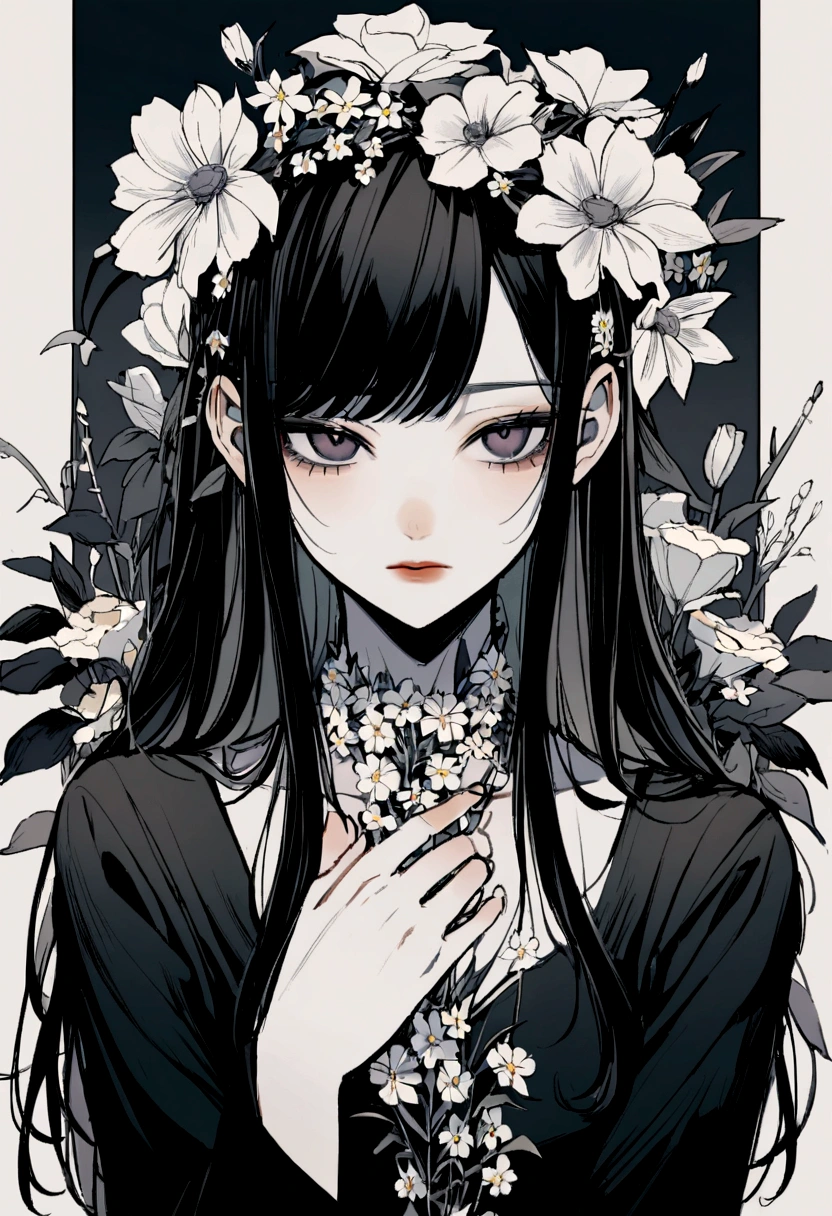 -yeld gi Dark look, Flowers growing on my neck, There are flowers growing on my feet